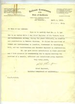 1912 to 1915 Railroad Letters of Reference and Photos MKT Wichita Falls ... - $148.35