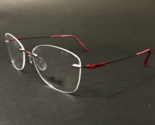 Silhouette Brille Rahmen 5500 BD 3040 Dynamics Colorwave Rot 54-19-140 - $153.46