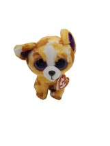 TY Beanie Boo Plush Pablo The Puppy 7 Inch Yellow Brown NWT Glitter Eyes Stuffed - £9.95 GBP