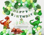 Dinosaur Birthday Party Decorations Supplies, Dinosaur Balloons Arch Gar... - $23.99