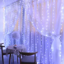 Christmas Curtain Lights – 2025 Fairy Garland Xmas Home Decorations - $10.88+