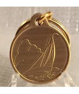 Sailing Sail Boat Sailboat Bronze Key Chain Wind Adjust Sails Keychain F... - €8,27 EUR