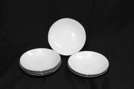 Style House Platinum Ring Berry Fruit Bowls 5-5/8&quot; Lot of 6 - $265.64 MXN