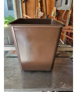 Vintage Brown FPI Trash can Waste Basket Industrial School 1960’s - $29.70