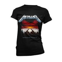 Ladies Metallica Master Of Puppets Tracks Official Tee T-Shirt Womens Girls - $41.04