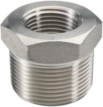 Beduan Stainless Steel Reducer Hex Bushing, 1&quot; Male NPT to 3/4&quot; Female N... - £10.71 GBP