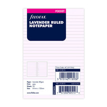 Filofax Filofax Ruled Notepaper Refill 20pk - Lavender - $33.17