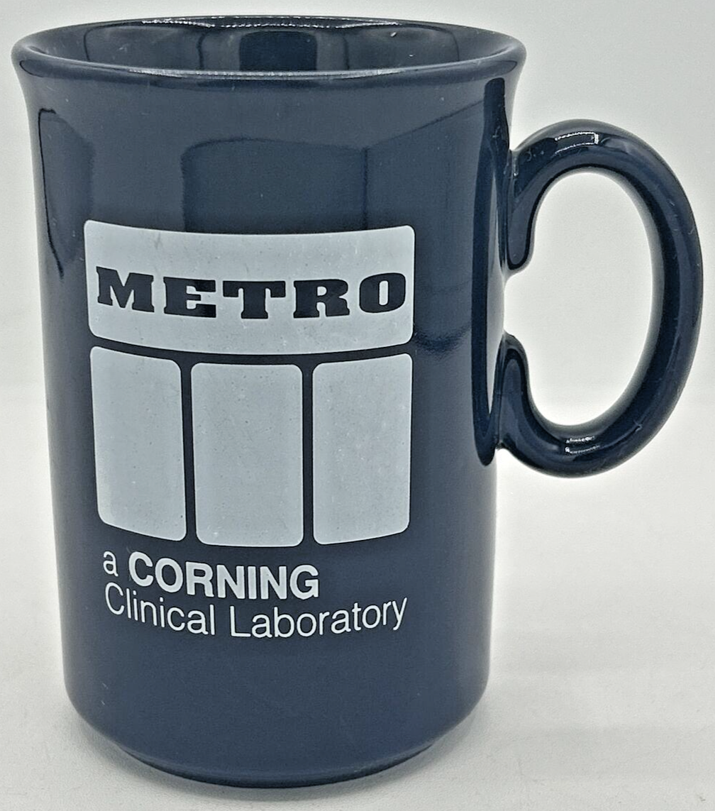 Primary image for Metro A Corning Clinical Laboratory Vintage Mug U237