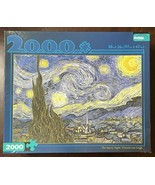 New Buffalo Games “A STARRY NIGHT” Van Gogh 2000 Pc Jigsaw Puzzle -Seale... - $338.70 MXN