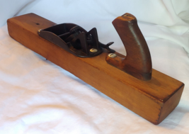 Vintage Stanley No. 127 Liberty Bell Wood Bottom 15&quot; Plane 1876 -  Missing parts - £15.15 GBP