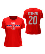 Trinity Rodman US Soccer Team FIFA World Cup Women&#39;s Red T-Shirt - £23.66 GBP+