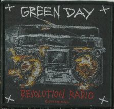 Green Day Revolution Radio 2017 Woven Sew On Patch Official Rare No Longer Made - $8.39