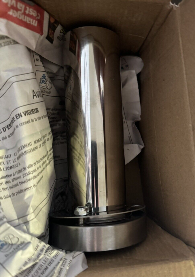 Exhaust Silencer,Stainless Steel Car Adjustable Removable Exhaust Muffle... - $2.36
