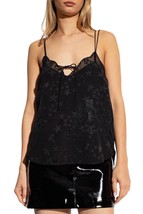 Zadig &amp; Voltaire capela jacquard stars strass camisole in Noir - £175.51 GBP