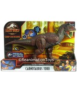 Jurassic World Park Camp Cretaceous Primal Attack Control Carnotaurus To... - £99.78 GBP