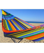 14 Ft King Size Hammock Hamaca Mexico Handmade Threaded Patio Camping New - £57.23 GBP