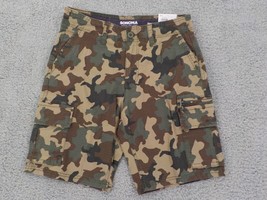 SONOMA MENS RIPSTOP CARGO SHORT SZ 30 CAMOUFLAGE STRETCH 10&quot; INSEAM FLEX... - $14.99