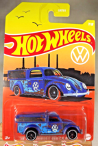 2022 Hot Wheels Volkswagen Series 7/8 &#39;49 Volkswagen Beetle Pickup Blue w/DD8 Sp - £7.63 GBP