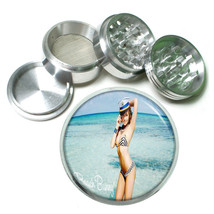 Belize Pin Up Girls D5 63mm Aluminum Kitchen Grinder 4 Piece Herbs - £13.25 GBP