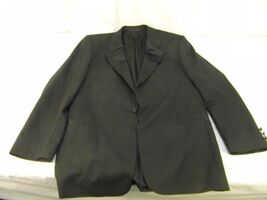 Louis Roth Sartorial Men Black Blazer One Button Jacket Suit 70009 - $12.41