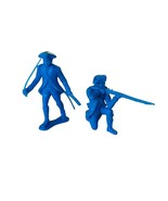 MPC Blue Revolutionary Civil War soldiers army lot vtg western toys 1960... - £11.65 GBP