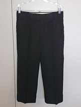 BANANA REPUBLIC &quot;JACKSON FIT&quot; LADIES STRETCH BLACK CROPPED PANTS-4-WORN ... - £11.00 GBP