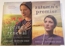 Spring&#39;s Renewal &amp; Autumn&#39;s Promise Seasons of Sugarcreek Shelley Gray Lot of 2 - £5.42 GBP
