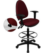 Burgundy Fabric Draft Armchair WL-A654MG-BY-AD-GG - $240.03 CAD