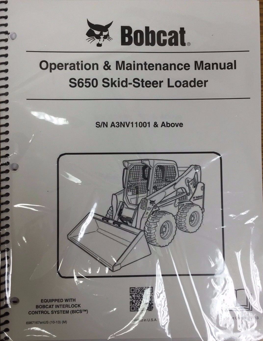 Bobcat S650 Skid Steer Operation &amp; Maintenance Manual Operator/Owners #6... - $22.08