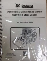Bobcat S650 Skid Steer Operation &amp; Maintenance Manual Operator/Owners #6... - $22.08