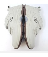 Propet Women&#39;s Eden Strap Walking Shoes Sz 5 Beige Leather Hook Loop Sne... - £18.30 GBP