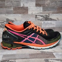 Asics Gel Kinsei 6 T692N Running Shoes Sneakers Black Pink Orange Women’... - £38.91 GBP