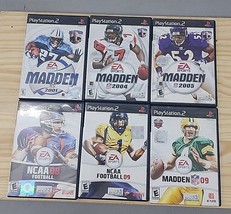 Playstation 2 Ps2 NFL Games NCAA Football 08&amp; 09 Madden 01 04 05 09 - £16.62 GBP