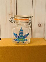 Herb Jar, Stash Jar - $15.64