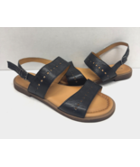 MIZ MOOZ WOMEN&#39;S  SLINGBACK STRAP  BUCKLE SANDALS  BLACK 37EU / 7US  # K-82 - $89.05