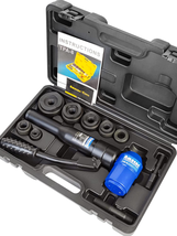Hydraulic Knockout Hole Punch Driver Kit 1/2 to 2 Inch Electrical Condui... - £138.99 GBP
