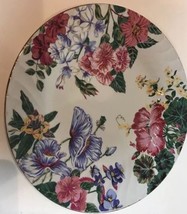Vintage 1995 &quot;ROYAL GALLERY&quot; Floral China Dinner Plate 10.5&quot; D - $18.80