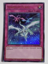 1996 Stardust Flash Yugioh Limited Edition Holo Foil Trading Card LC05-EN003 - £6.28 GBP