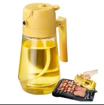 Oil Spray Bottle, Oil Dispenser, and Vinegar Sprayer with Nozzle  - $14.84