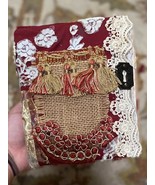 Handmade Vintage Junk Journal with Tim Holtz Designs, Lace Accents, Vint... - $55.55