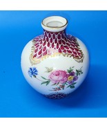 Vintage ELIOS Peint Main HF Handmade Hand Painted Porcelain Carafe Jug Vase - $16.92