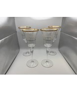 Set of 4 Mikasa Crystal ANTIQUE LACE Water Goblets Glasses - €85,86 EUR