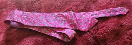 Rasi 100% Silk Tie Pink Floral Mens Dress Office Gold Shiny Accent - $14.99