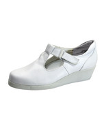 24 HOUR COMFORT Reanne Women&#39;s Wide Width T-Strap Leather Shoes - $39.95