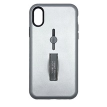 Diverse Metal Kickstand Case Cover for iPhone XR 6.1&quot; SILVER - £6.01 GBP