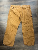 Men&#39;s 40x30 BLUE MOUNTAIN Regular Utility Carpenter Pants Orange - £7.48 GBP