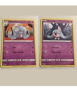 2020 Pokemon Hateena / Hattrem Cards 18/73 &amp; 19/73 - £2.32 GBP