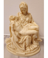 Vintage Italian Sculpture “PIETA” signed A. Santini  5 1/4&quot; - £37.01 GBP