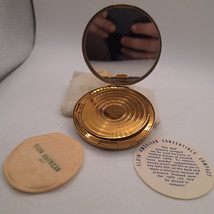 VINTAGE  ELGIN AMERICAN  GOLDTONE COMPACT - $15.75