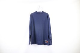 Vtg 90s Mens M Faded Spell Out University of North Carolina Mock Neck T-Shirt - £26.76 GBP